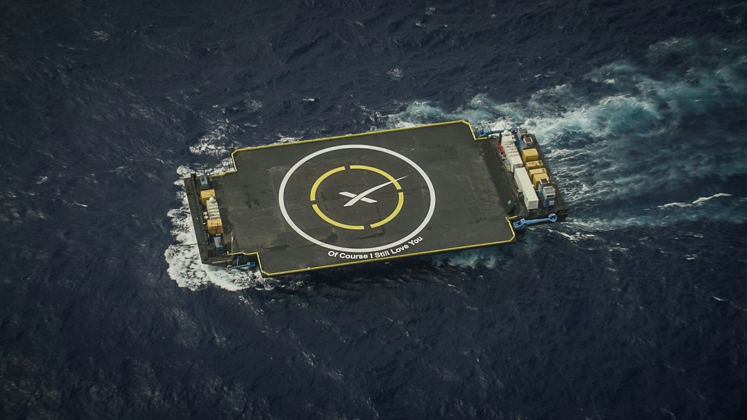 Autonomous spaceport drone ship, SpaceX, , Falcon 9, Falcon, SpaceX CRS-7, Rocket, Ship, Falcon 9 first-stage landing tests, Rocket launch, spacex of course i still love you, Space, Number, Logo