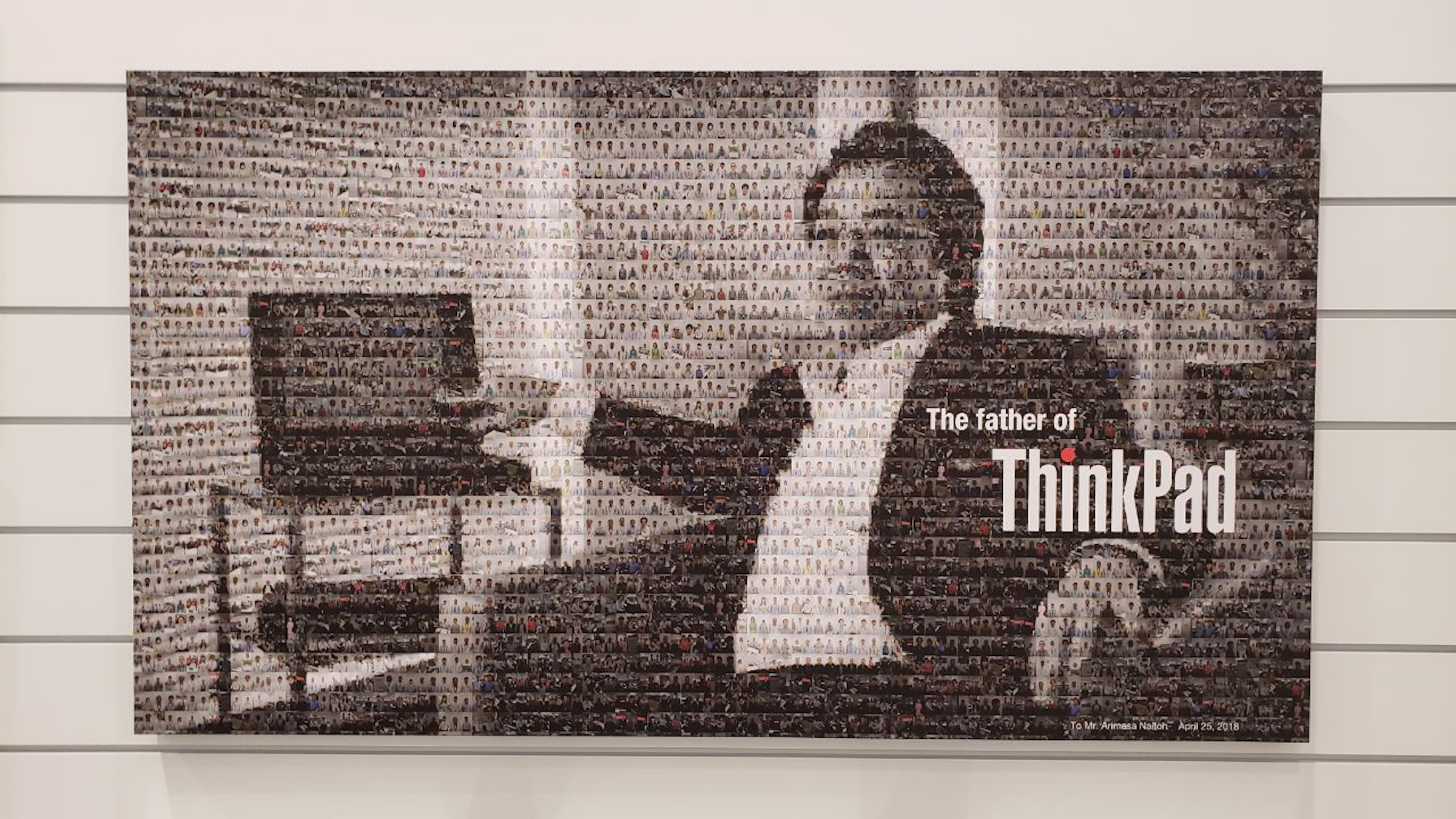 照片中提到了The father of、vi、ThinkPad，跟ThinkPad有關，包含了ThinkPad、IBM Yamato設施、聯想ThinkPad、聯想、筆記本電腦