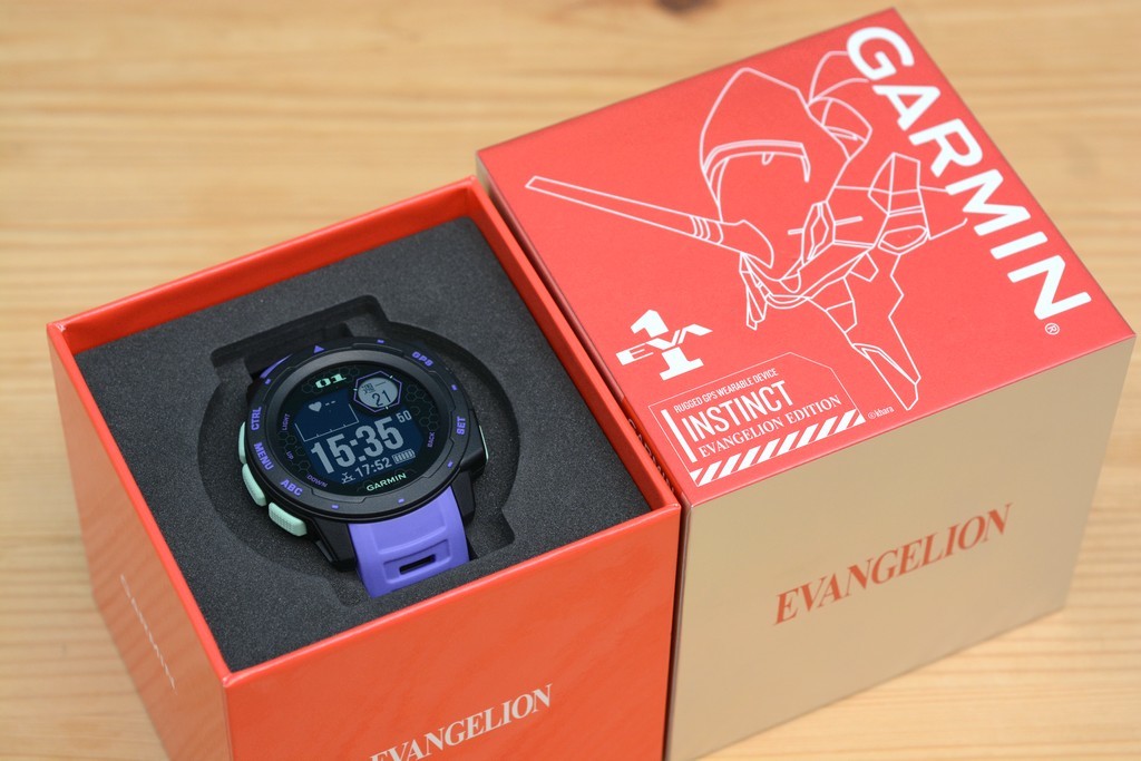 Garmin福音戰士Instinct Evangelion智慧手錶開箱：初號機、貳號機 