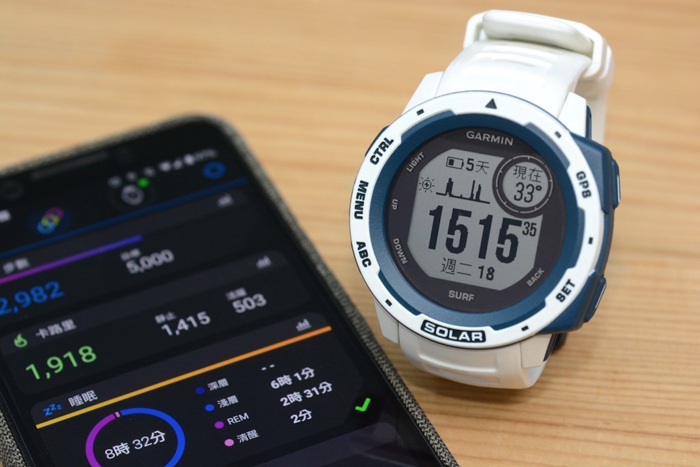 Garmin Instinct Solar衝浪版開箱測試 太陽能充電好玩 衝浪還能測速度 續航力11天起跳 智慧手錶 156391 Cool3c