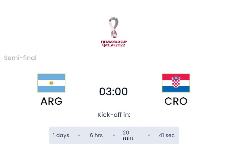 阿根廷對克羅埃西亞 世足賽4強線上看：賽程、時間、勝率、Hami線上直播教學