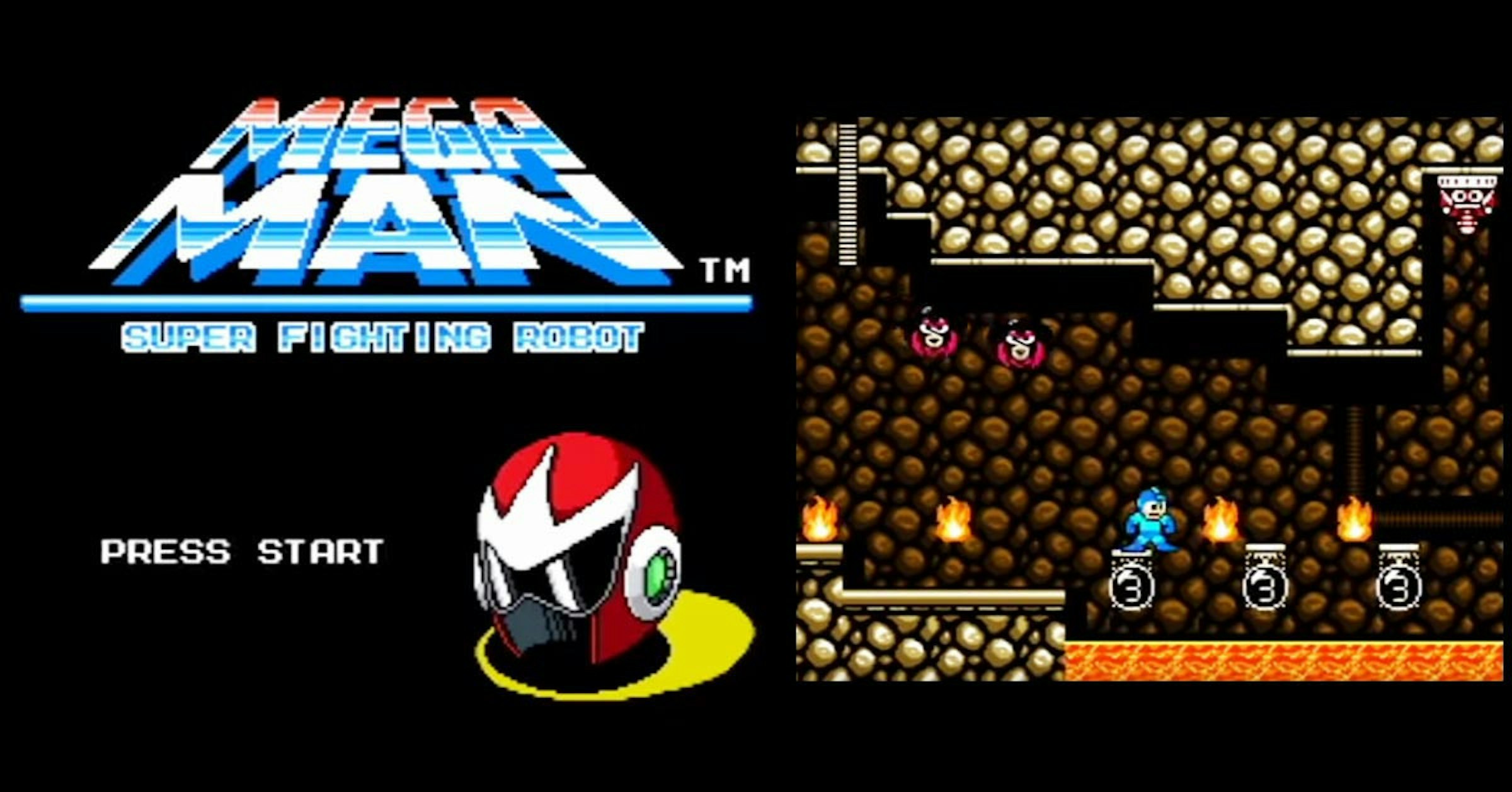 是同人版8位元洛克人作品“Mega Man: Super Fighting Robot”在PC上發佈這篇文章的首圖