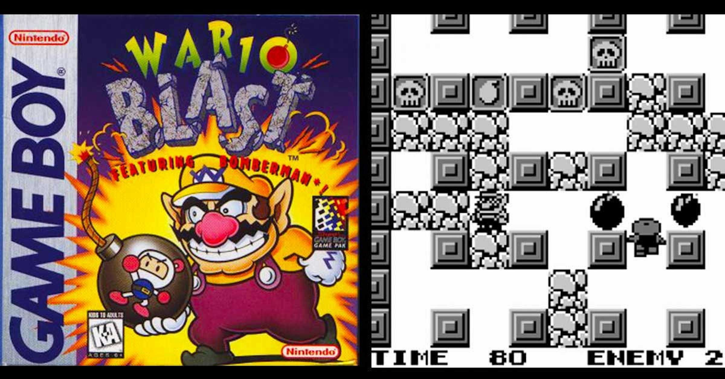 是不止轟炸超人會丟炸彈，任天堂的壞利歐也會：Gameboy主機的「Wario Blast」這篇文章的首圖