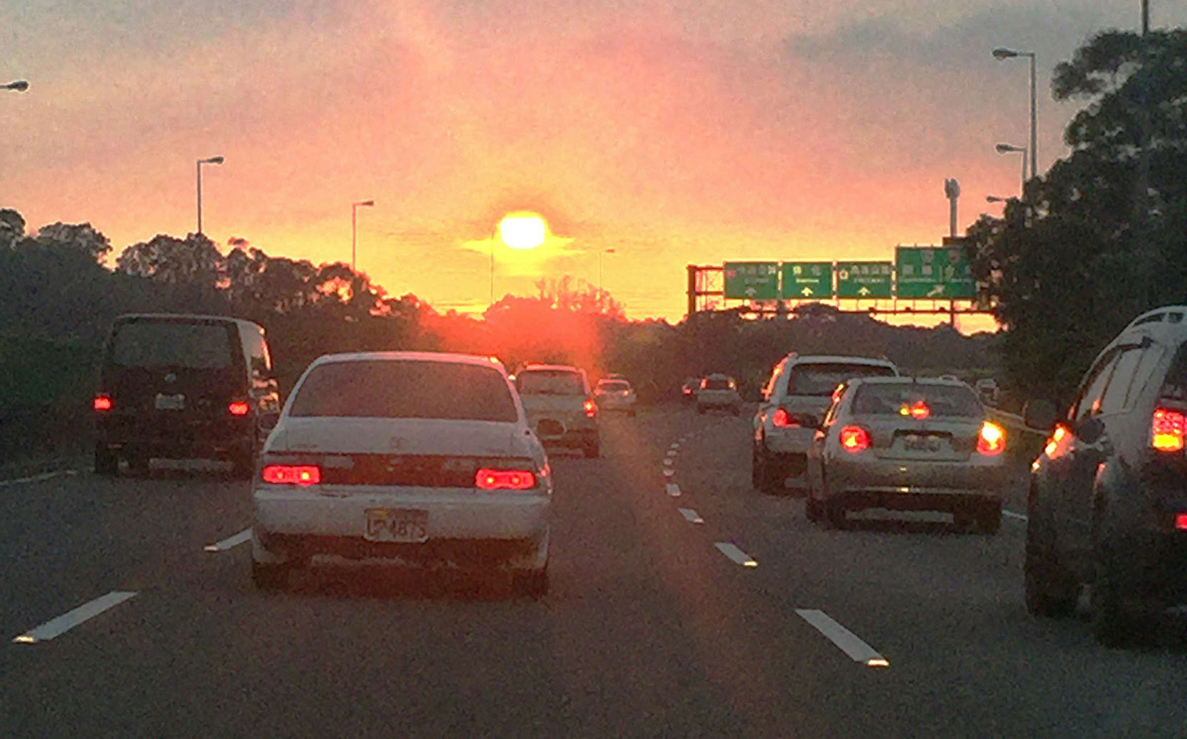 Car, Traffic, Family car, Luxury vehicle, Traffic light, Compact car, City car, Vehicle, , /m/02_41, lane, Sky, Vehicle, Mode of transport, Car, Traffic, Atmospheric phenomenon, Road, Lane, Morning, Sunset
