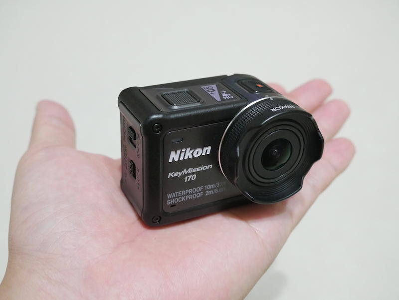 4K 規格、裸機防水防塵運動攝影機新星Nikon KeyMission 170 實測#廣角 