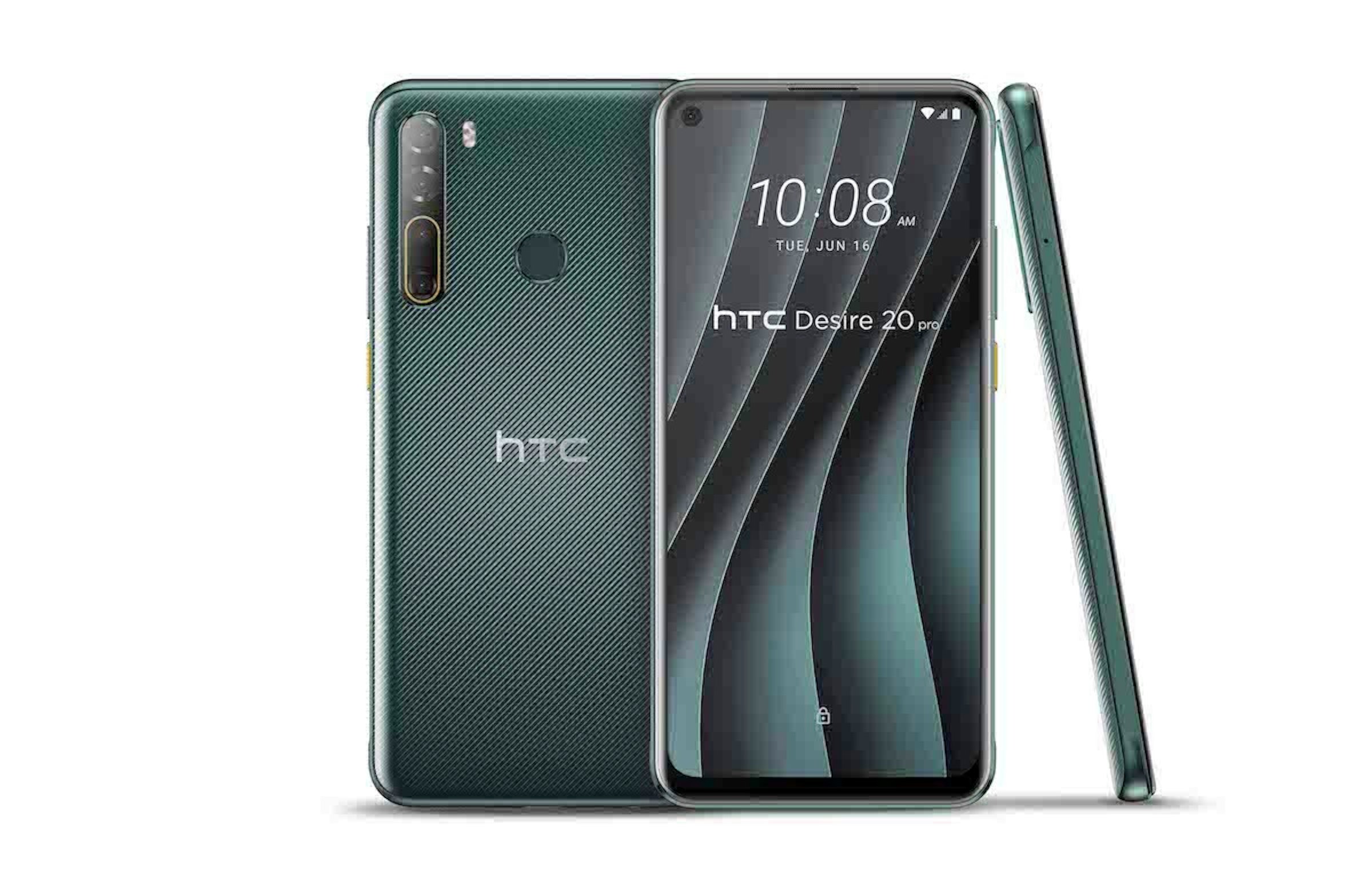 照片中提到了10:08..、TUE JUN 16/、hTC Deşire 20 pro，包含了HTC Desire 20 Pro、htc慾望、華為P20 Pro、華為Mate 20 Pro、宏達電