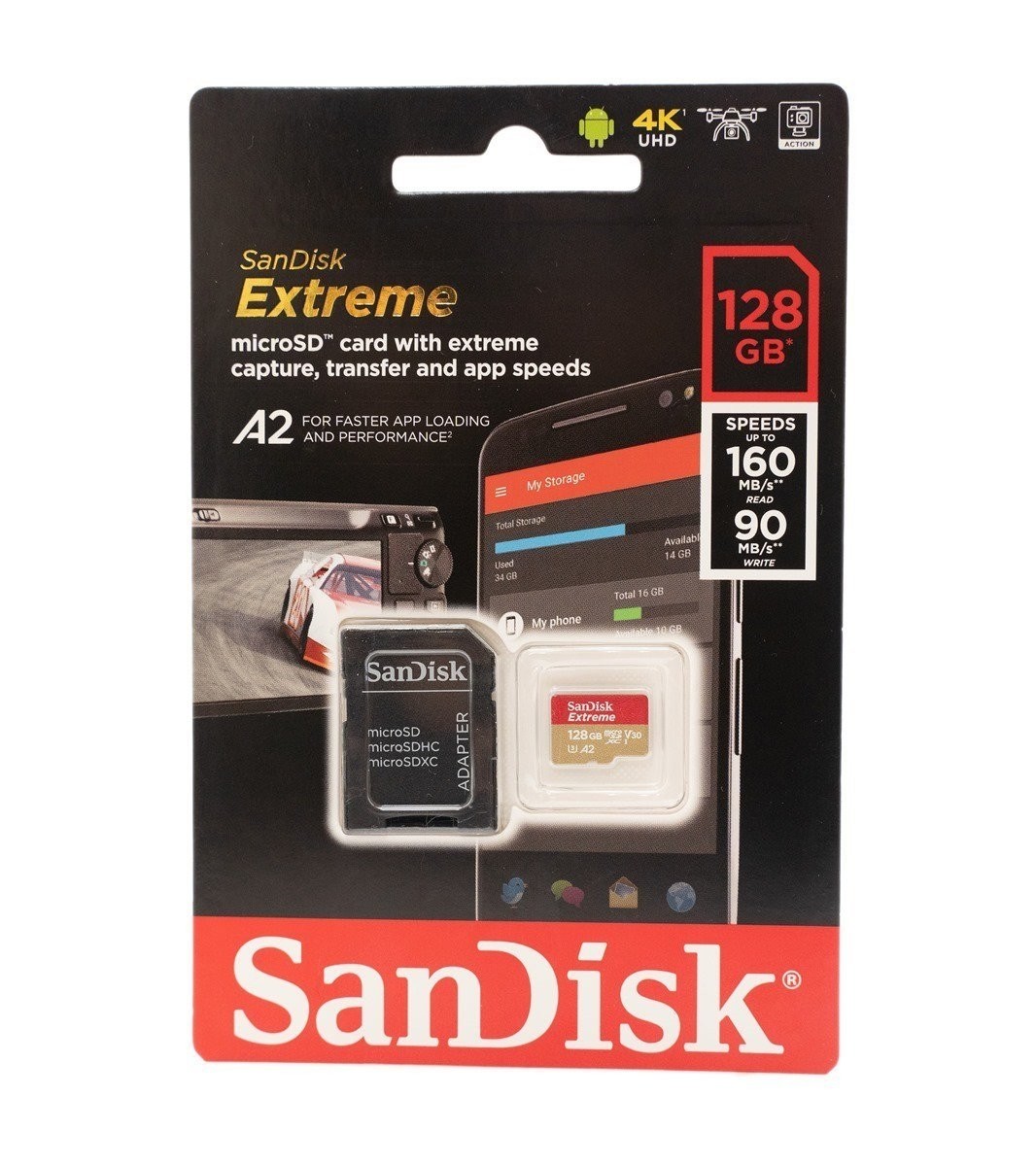 SanDisk Extreme microSDXC UHS-I (V30)(A2)128GB 記憶卡實測報告