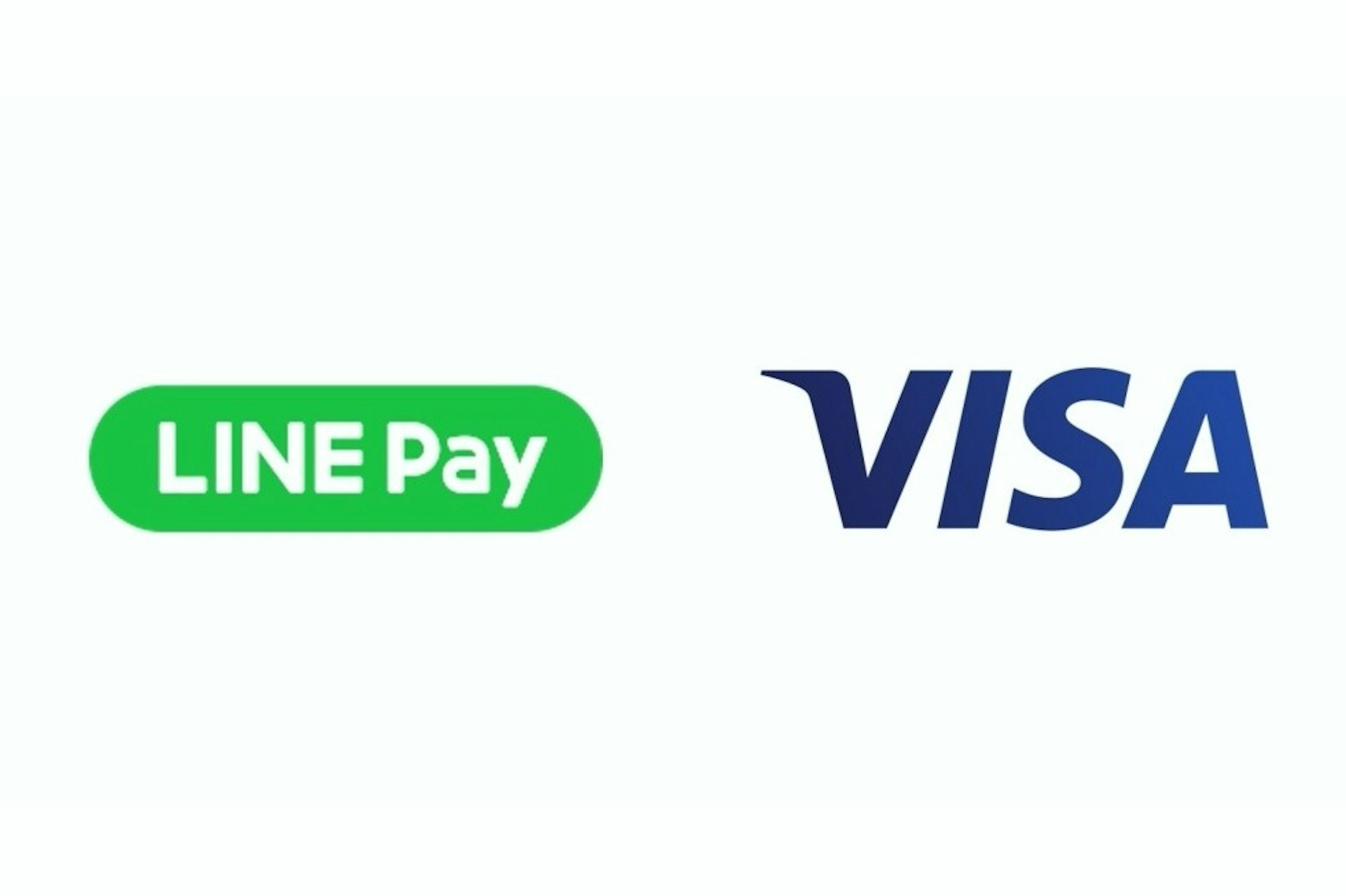 , Visa, Credit card, LINE Pay, Logo, Brand, Product design, Loyalty program, LINE, No title, visa, Text, Logo, Font, Brand, Line, Graphics, Trademark