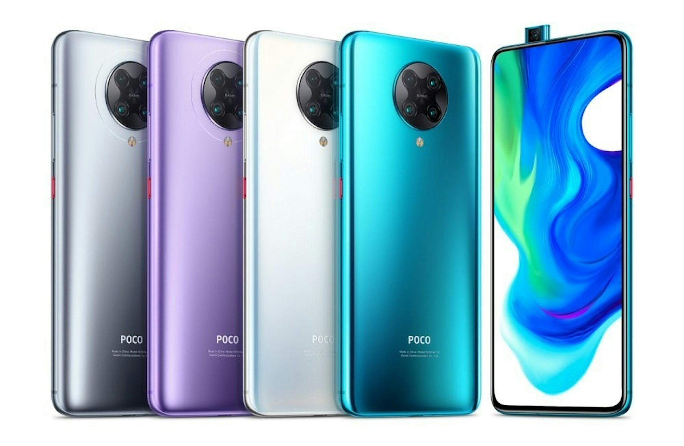 照片中提到了POCO、POCO、POCO，包含了сяомик30、小米Pocophone F1、小米米1、金魚草865、小米