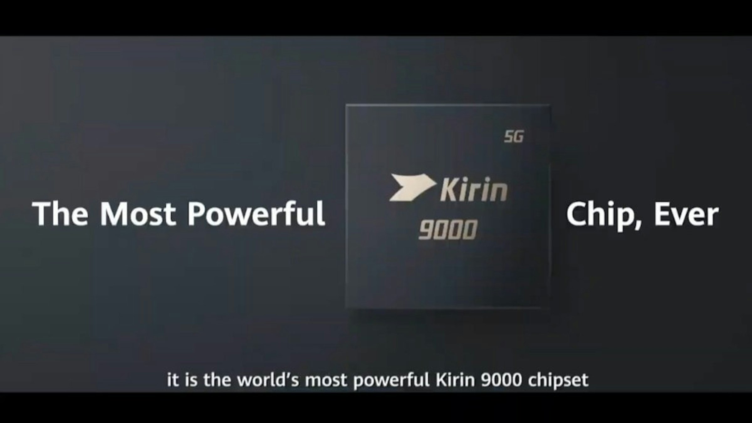 照片中提到了5G、Kirin、The Most Powerful，跟EdSurge有關，包含了多媒體、海思、華為伴侶40、了華為、中央處理器