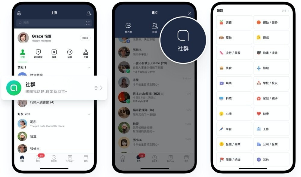 Line 社群功能推出聊天群組可自訂個人顯示名稱識別更方便 Line社群 Cool3c