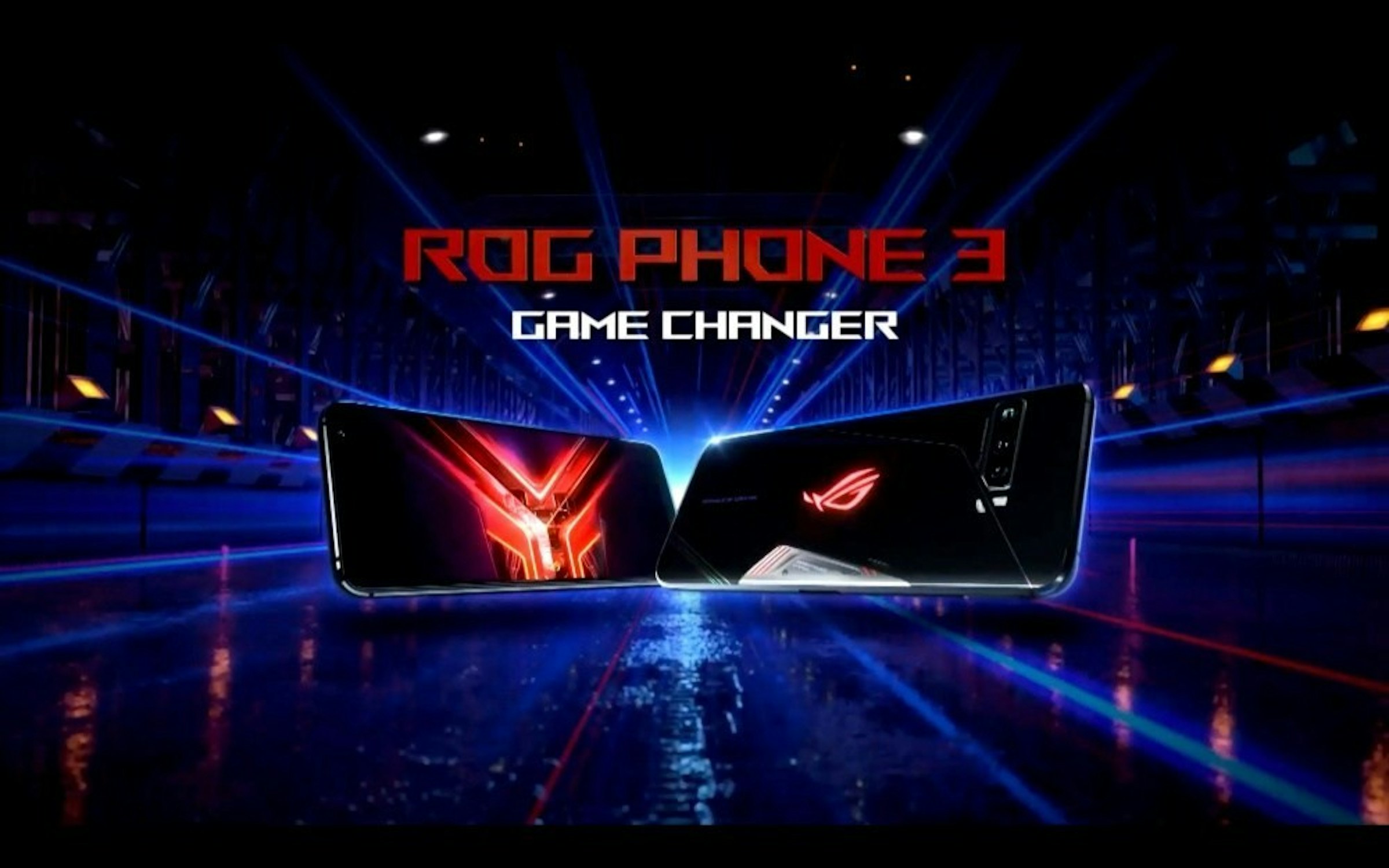 照片中提到了ROG PHONEA、GAME CHANGER，跟華碩有關，包含了階段、華碩、ROG電話、金魚草865