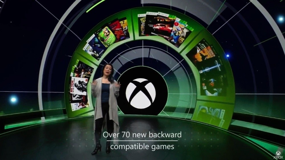 照片中提到了ST、Over 70 new backward、XBOX，包含了微軟、Xbox One、的Xbox、Xbox系列X和系列S、Xbox 360