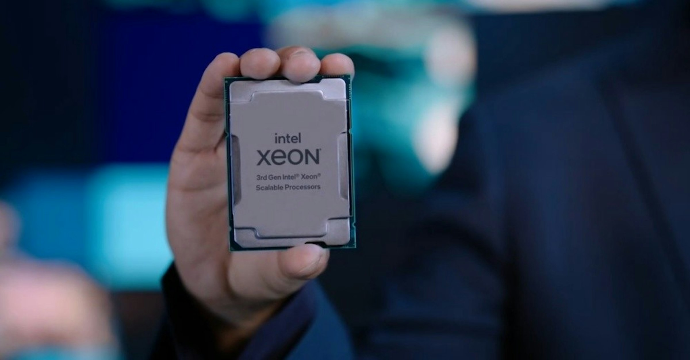 照片中提到了intel、xeON、3rd Gen Intel Xeon，包含了蜂窩網絡、戴爾電腦、英特爾、中央處理器、至強