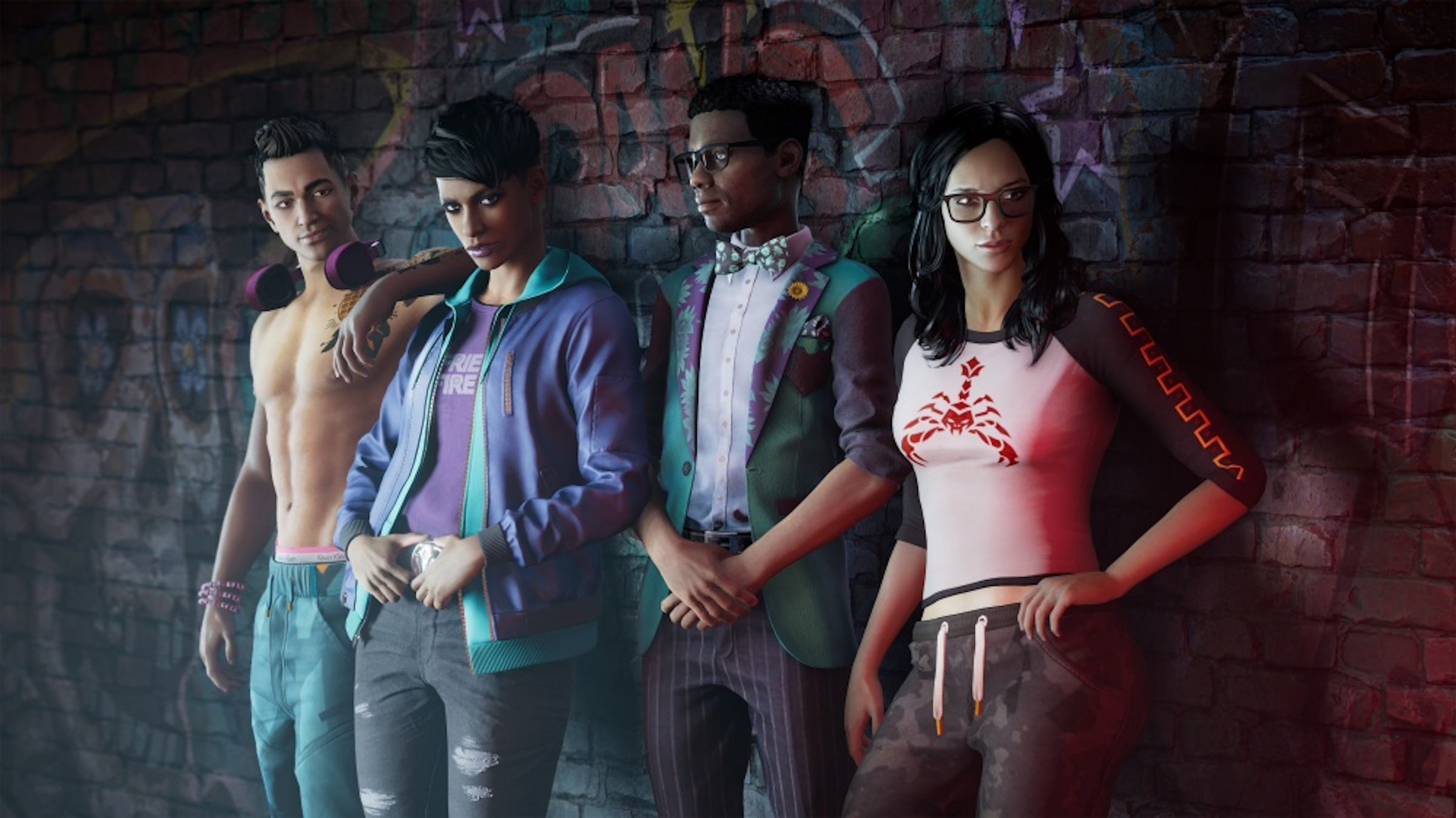 照片中包含了聖徒街、聖徒四、深銀意志、開放世界、Saints Row：第三
