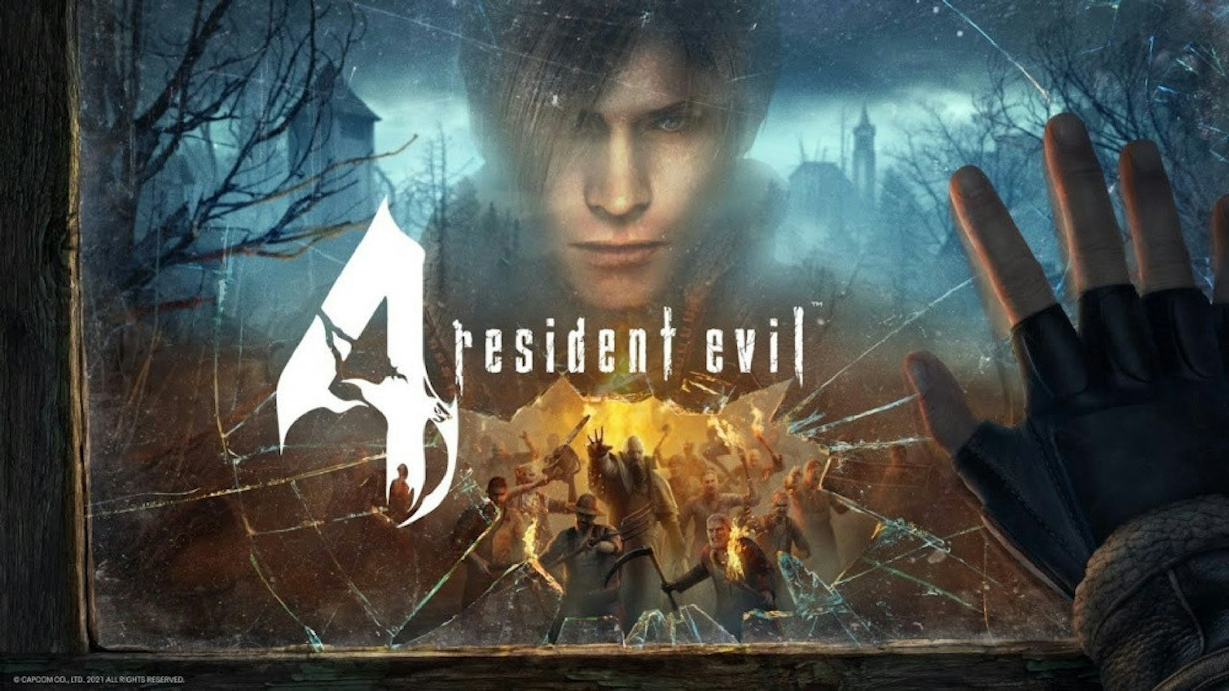 照片中提到了pesident evil、C CAPOOM CO, LTD. 2021 ALL RIGHTS RESERVED.，包含了生化危機4、生化危機4、Oculus Quest 2、Oculus任務、Oculus VR