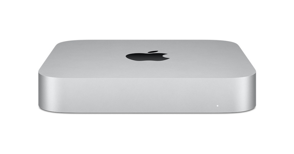 照片中跟蘋果公司。有關,包含了mac mini m1、Apple Mac mini(2020 年末)、蘋果 Mac mini M1 (2020)、蘋果M1、蘋果