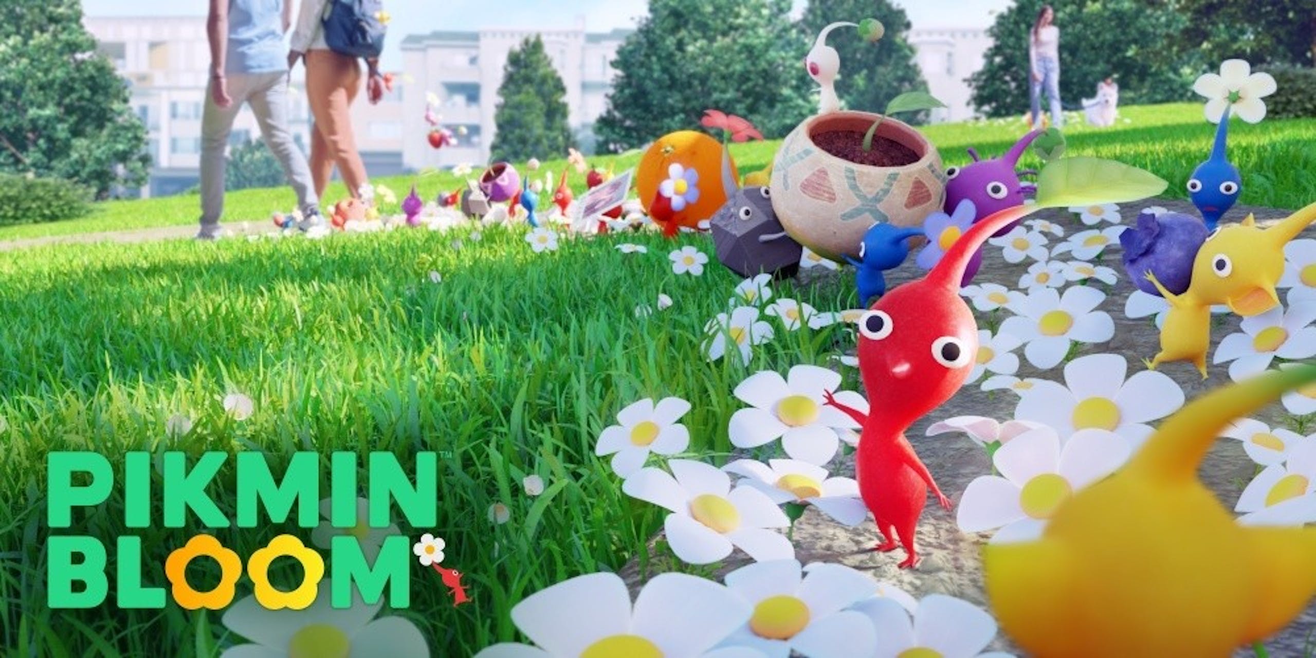 照片中提到了PIKMIN、BLOOM，包含了皮克敏、神奇寶貝GO、皮克敏、超級馬里奧製造商、Niantic