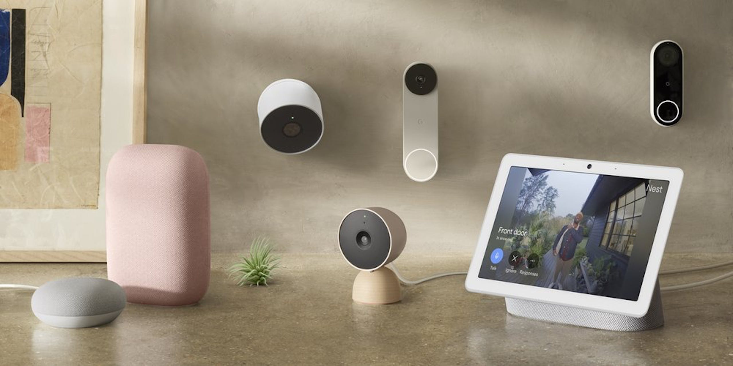 Google推出無線版NEST Cam、無線門鈴式攝影機NEST Doorbell 僅以電池