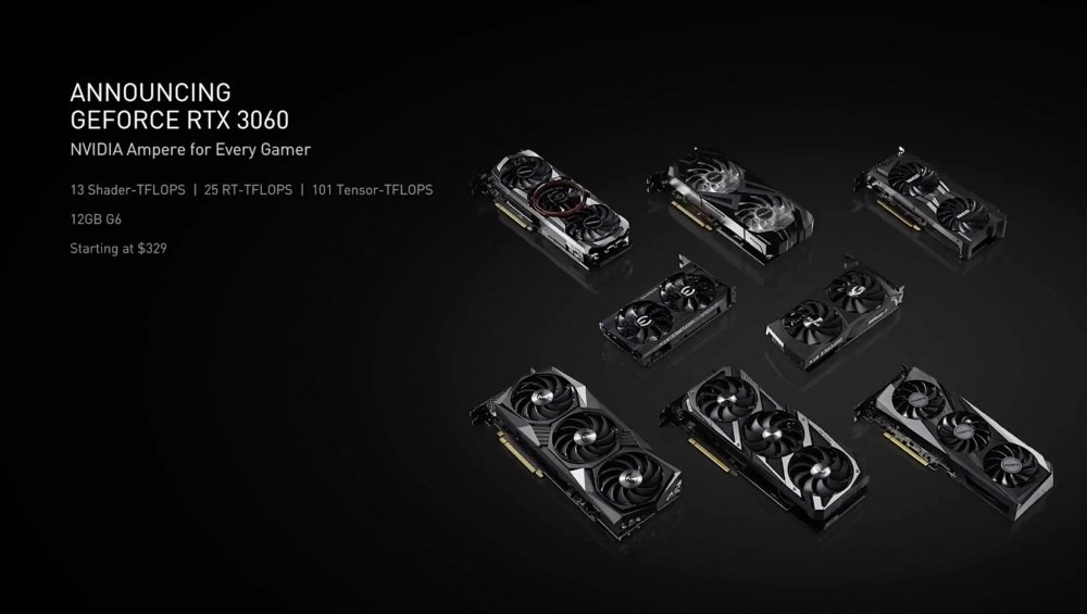 NVIDIA GeForce RTX 3060 將於2/25 上市仍可能供貨不足(159838) - Cool3c