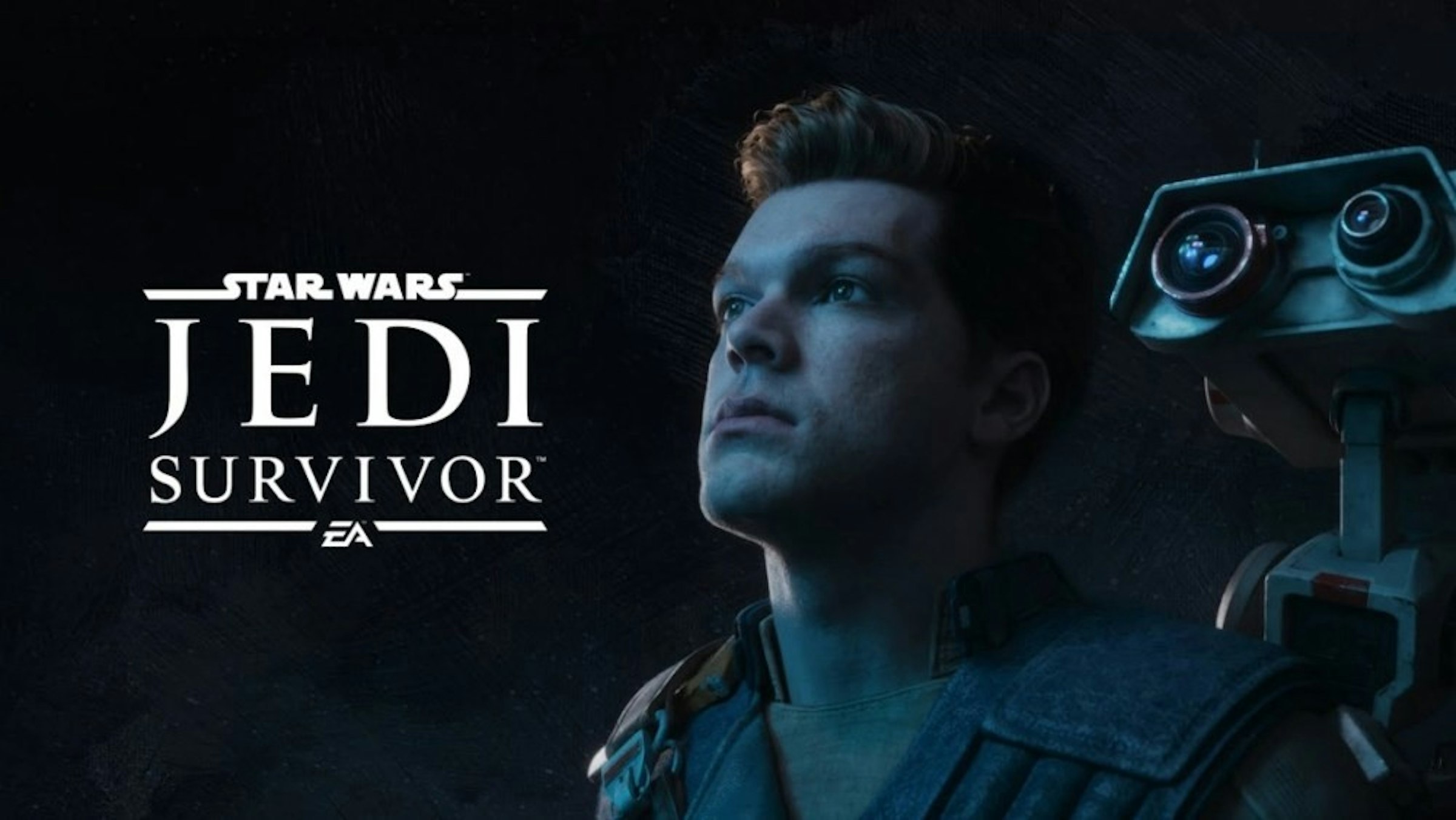 照片中提到了STAR WARS、JEDI、SURVIVOR，跟盛德奧斯汀有關，包含了星球大戰、星球大戰絕地武士：墮落秩序、卡爾·凱斯蒂斯、凱瑟琳·肯尼迪、星球大戰：新希望（第四集）