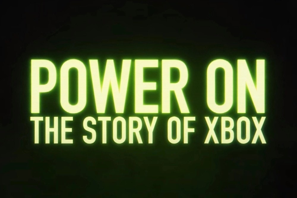 照片中提到了POWER ON、THE STORY OF XBOX，包含了開啟 Xbox 的故事、Xbox One、Xbox 360、的Xbox、不可逾越