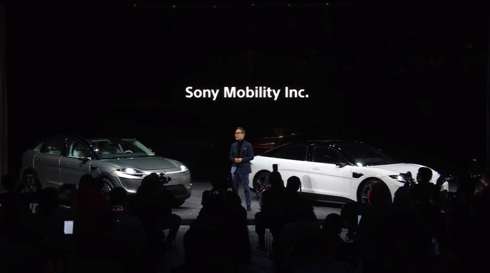 照片中提到了Sony Mobility Inc.,包含了索尼移動公司、消費電子展 2022、PlayStation VR、了索尼、索尼公司