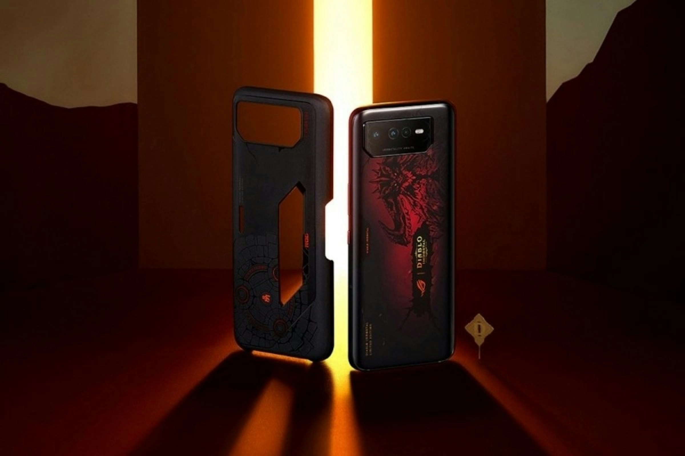 照片中提到了DIABLO，包含了功能手機、ROG 手機 6、華碩 ROG Phone 6、暗黑破壞神不朽、手機