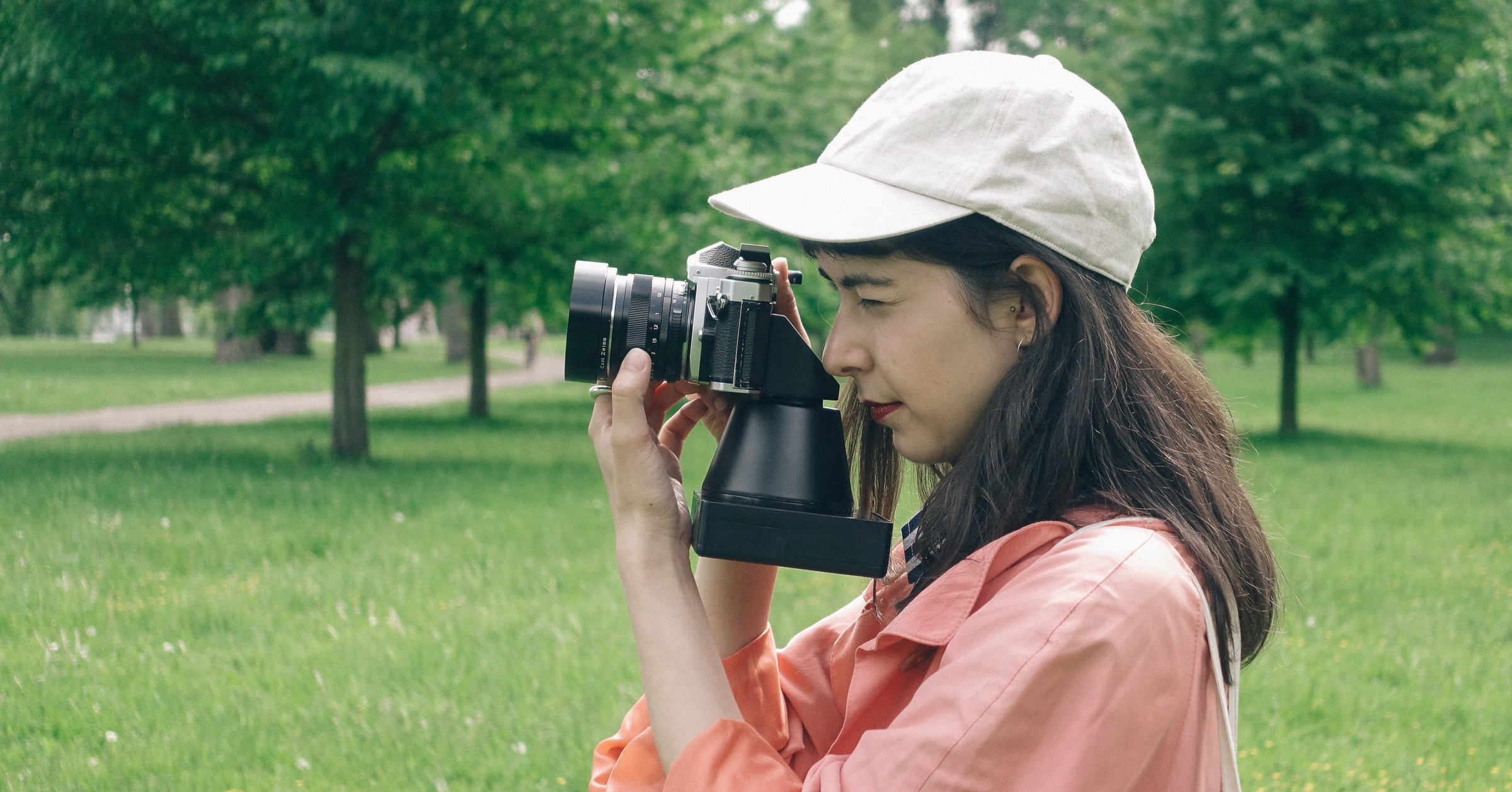 Photography, Photograph, Lawn, Girl, , Tree, Photograph, Photograph, photograph, photograph, green, grass, photography, tree, girl, photographer, plant, lawn, headgear