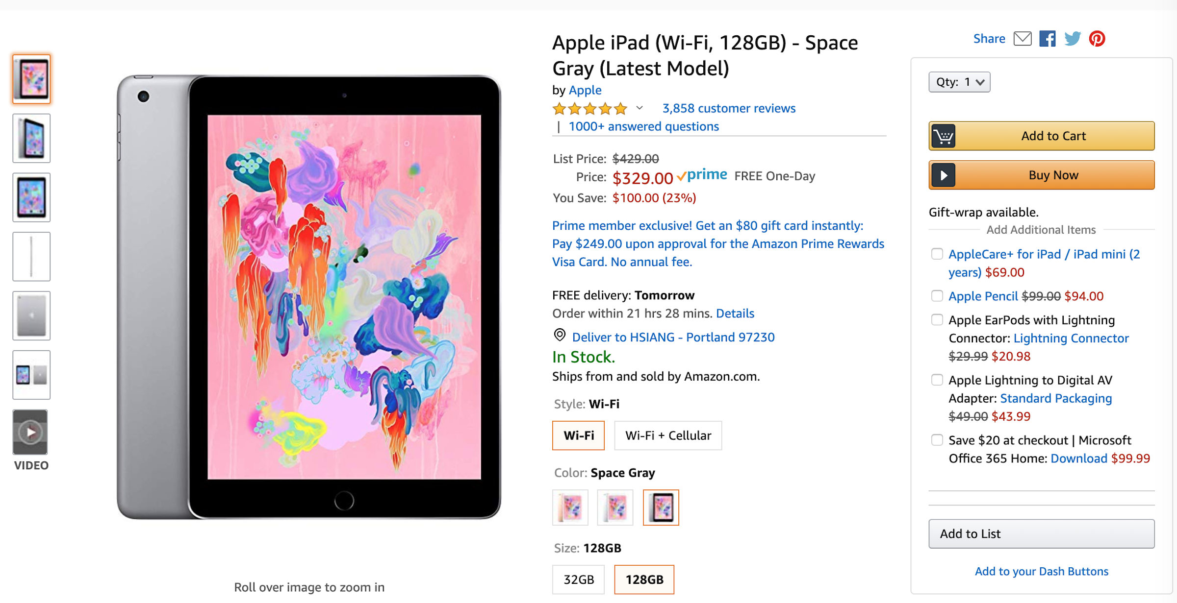 Apple iPad 2018 32gb wi-fi 新品 未開封-