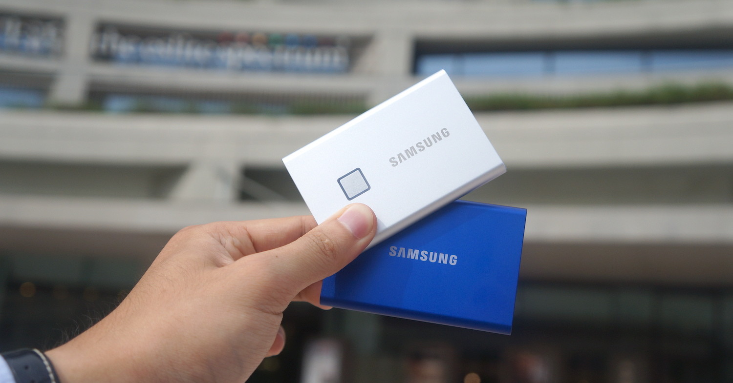 Samsung Portable SSD T7 Touch 迷你外接式固態硬碟：高速、時尚、輕巧
