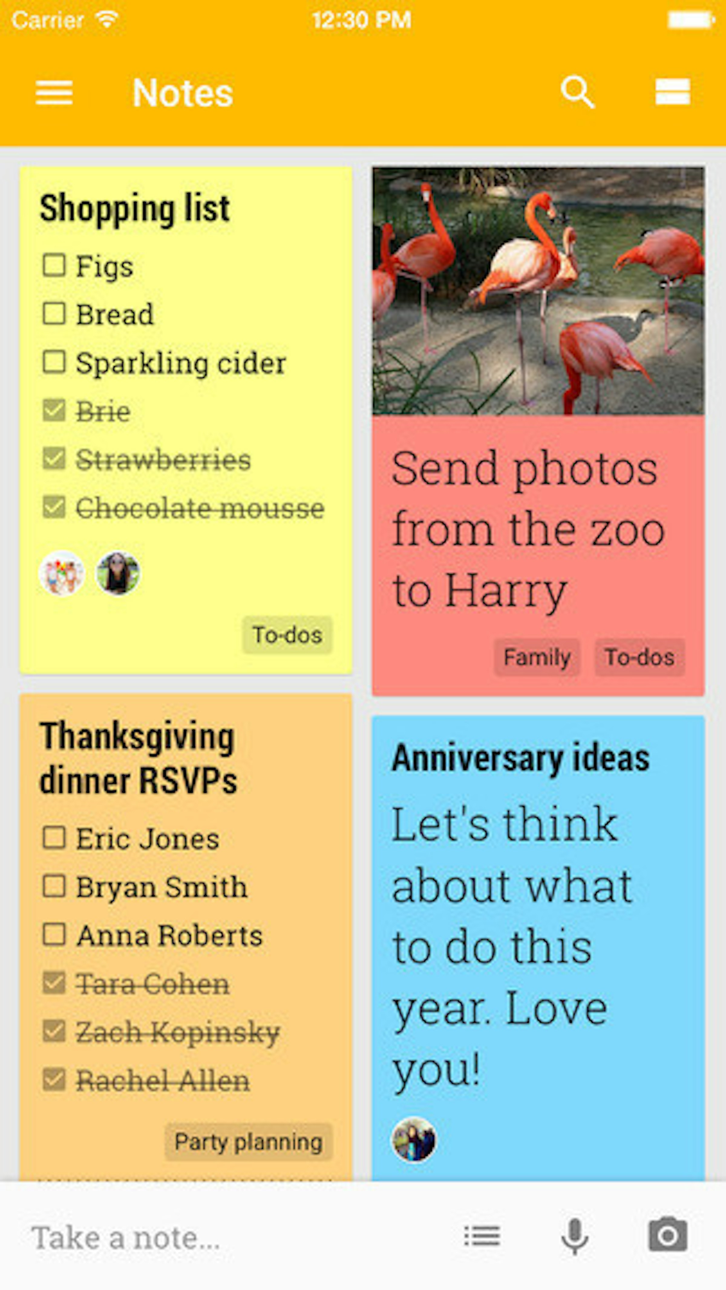 是最快最便捷記事 App: 「Google Keep」 終於登陸 iPhone / iPad這篇文章的第1圖