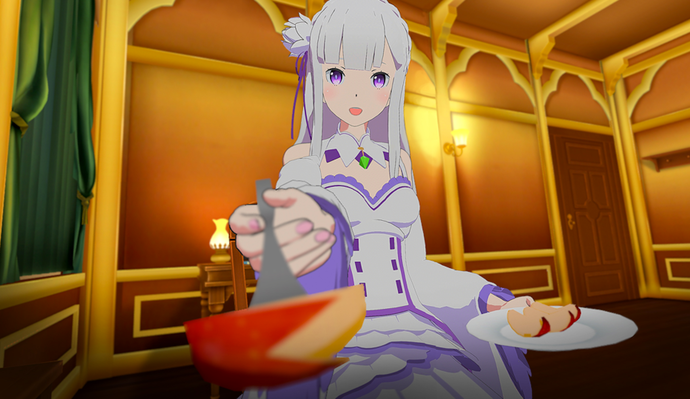 是VR 老婆伴我眠， Re:從零開始的異世界生活 VR 膝枕、共眠體驗由手機板移植到 PS VR 與 PC這篇文章的第1圖