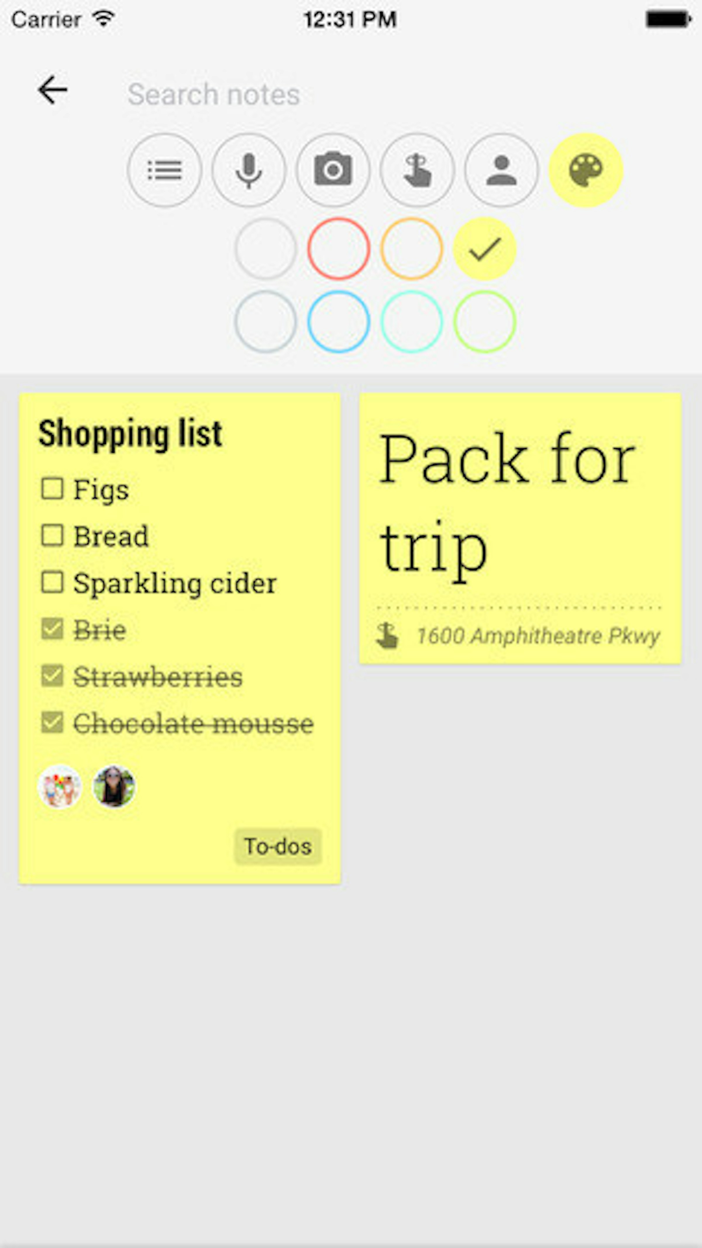 是最快最便捷記事 App: 「Google Keep」 終於登陸 iPhone / iPad這篇文章的第2圖