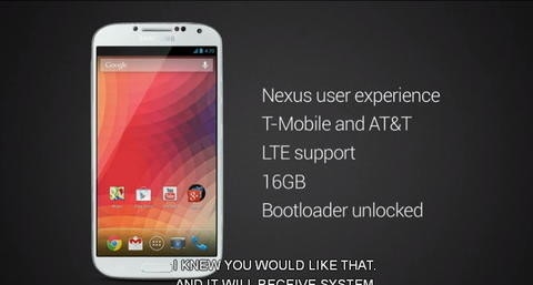 是沒有 Nexus 新品，只有一支由 Google 維護系統的 Galaxy S4這篇文章的首圖
