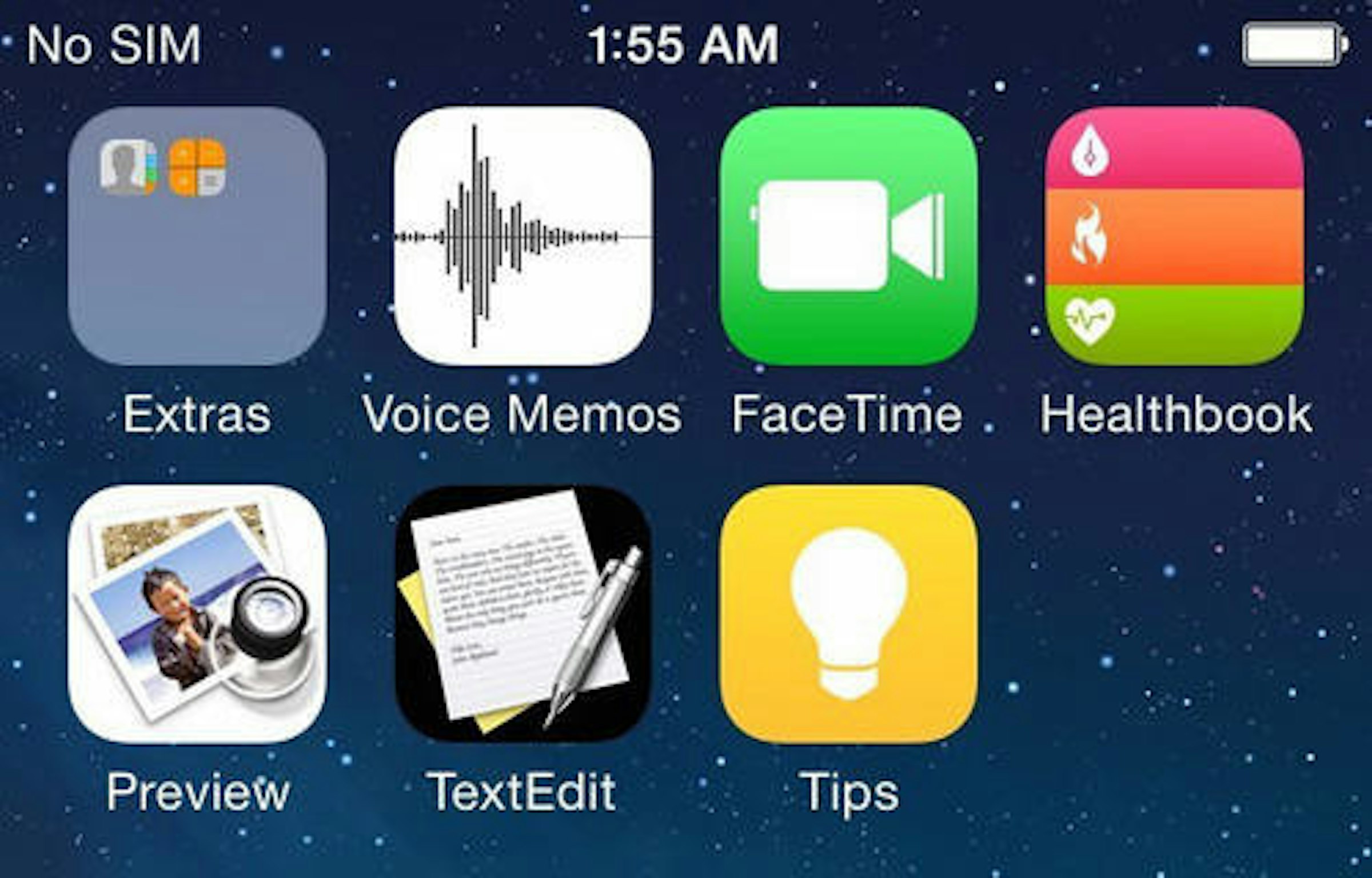 是「疑似」為 iOS 8 截圖，將新增 Healthbook、文字編輯、預覽程式等官方 Apps這篇文章的首圖