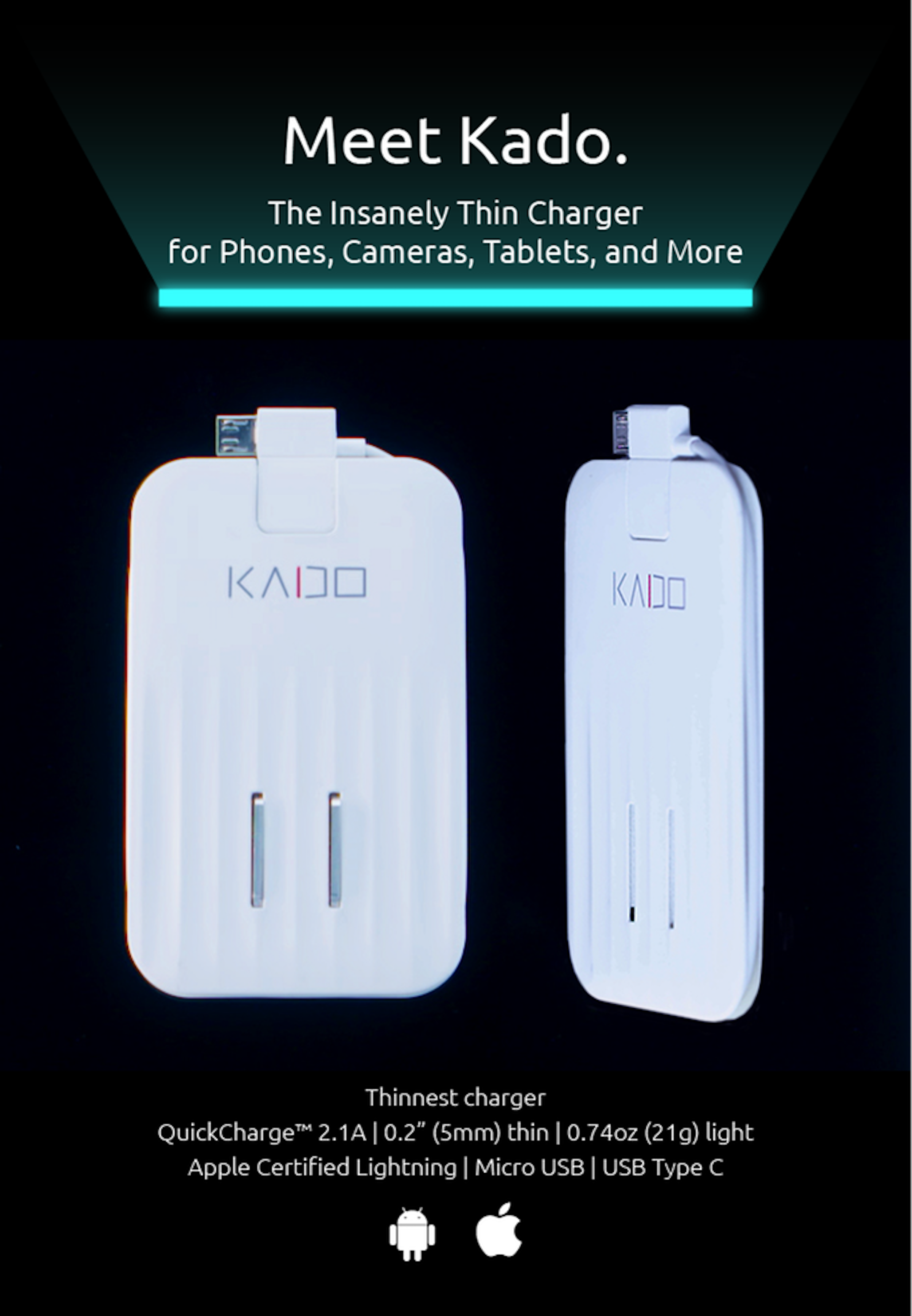 是世界最薄壁式手機充電器這篇文章的首圖