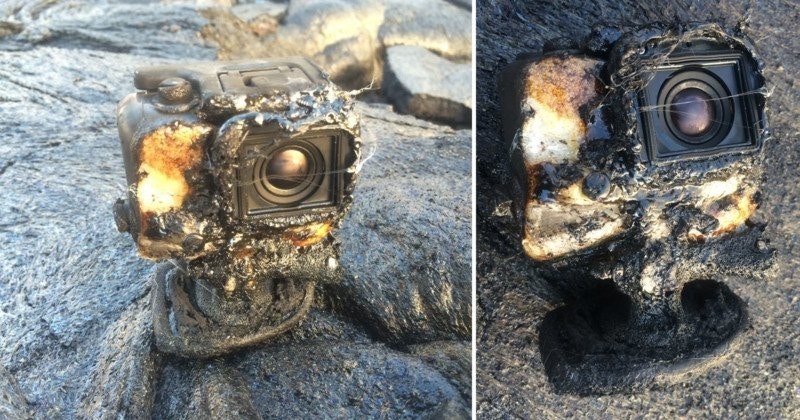 是被熔岩吞噬後仍活著的 GoPro這篇文章的首圖