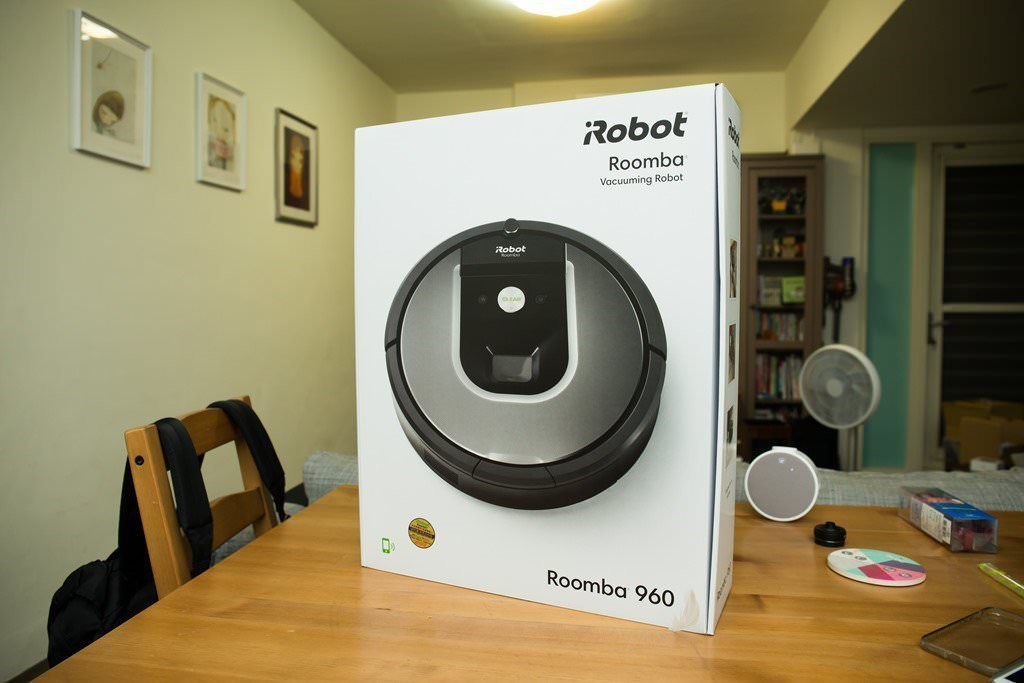 iRobot Roomba 960 掃地機器人開箱評測Wi-Fi 雲端技術掌握家中清掃事宜