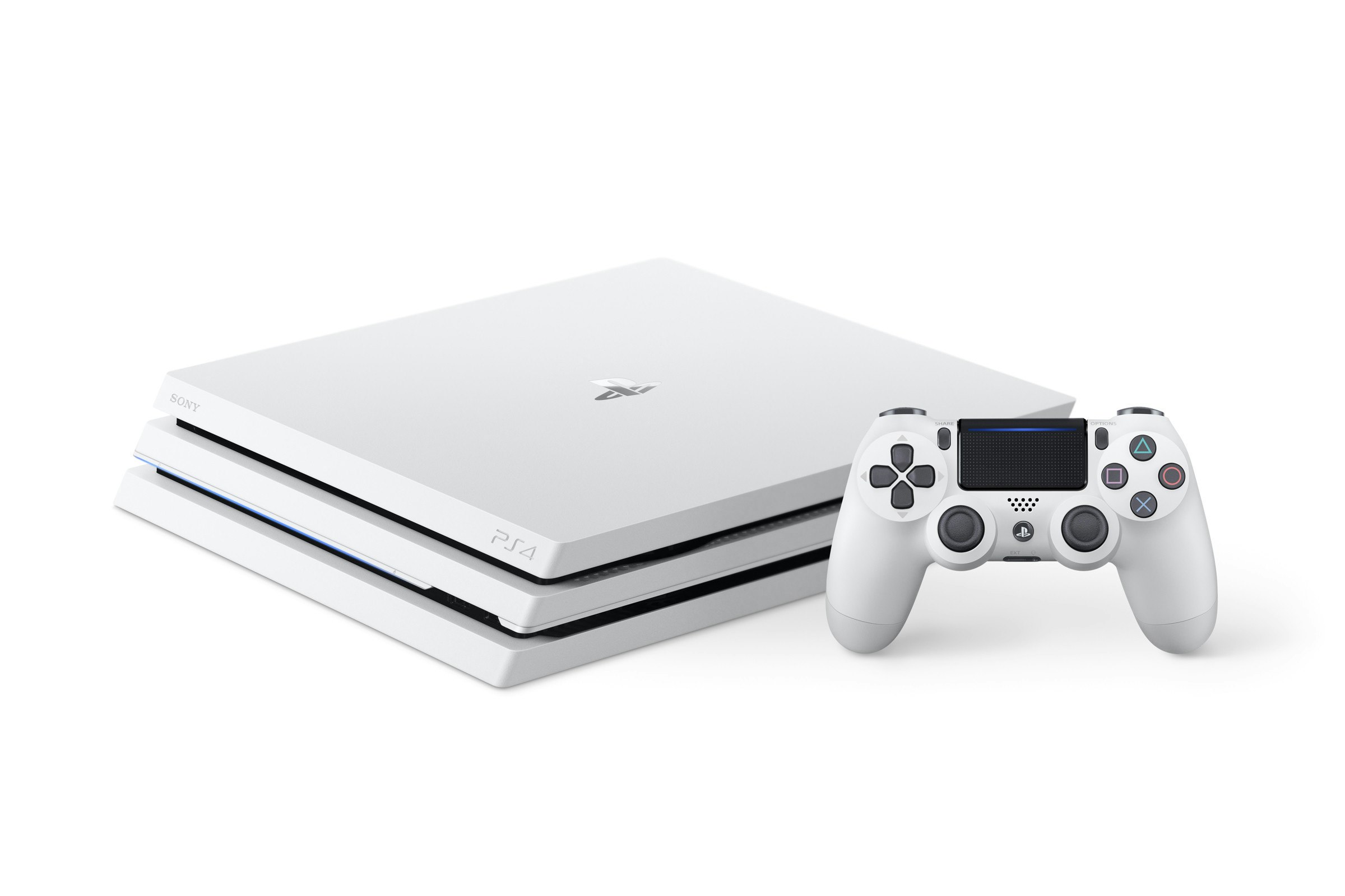 是PlayStation 4 Pro 第二色冰河白將在 11 月 24 日開賣這篇文章的首圖