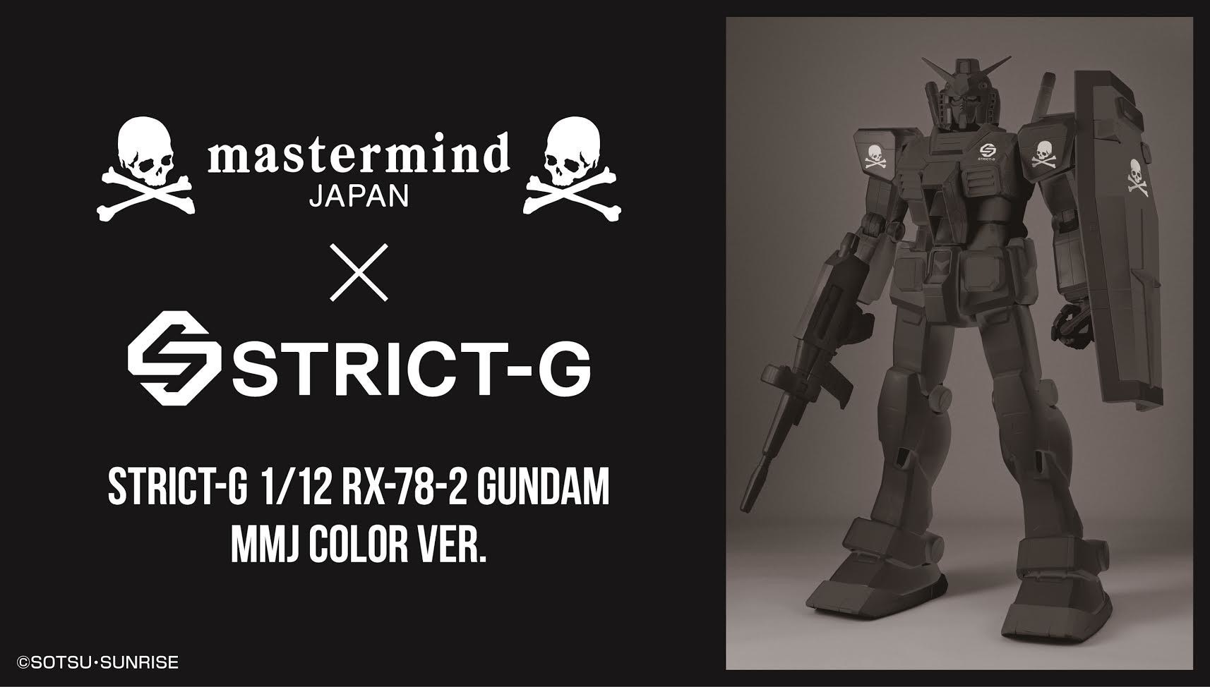 是STRICT-G x mastermind JAPAN 限量 1:12 RX-78 立像將透過 PREMIUM BANDAI 在台開賣這篇文章的首圖