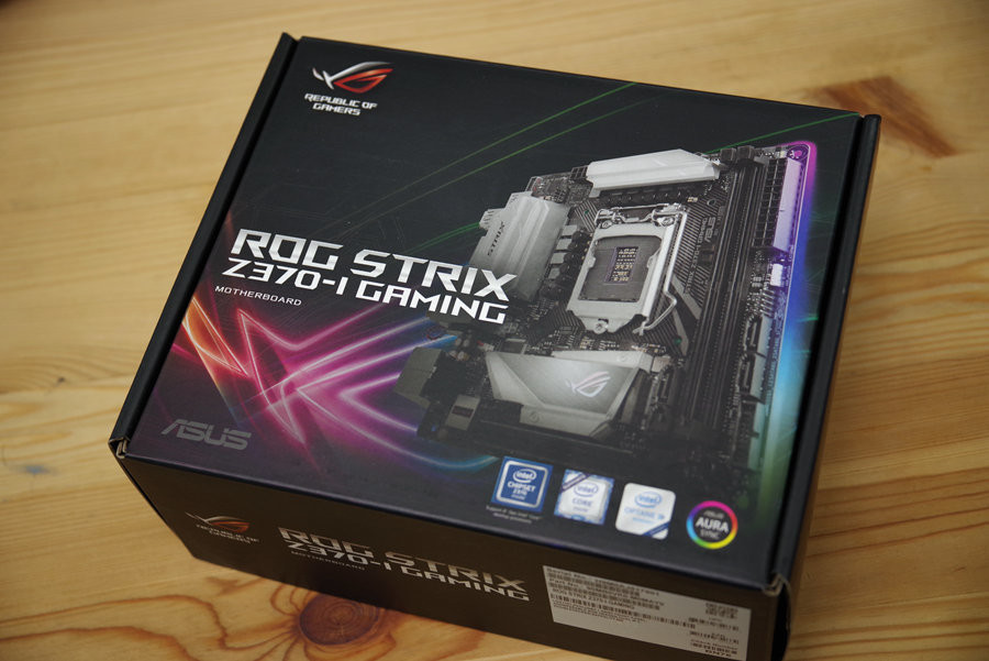 六核十二緒咖啡湖， Intel Core i7-8700K + Asus ROG Strix Z370-I