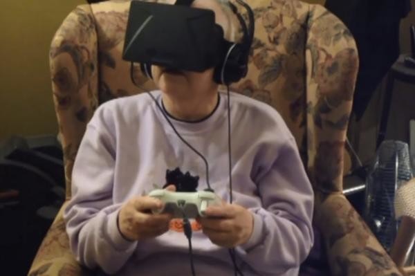 是Oculus Rift 讓因癌症行動不便的奶奶，臨終前可再次探索這個世界...這篇文章的首圖