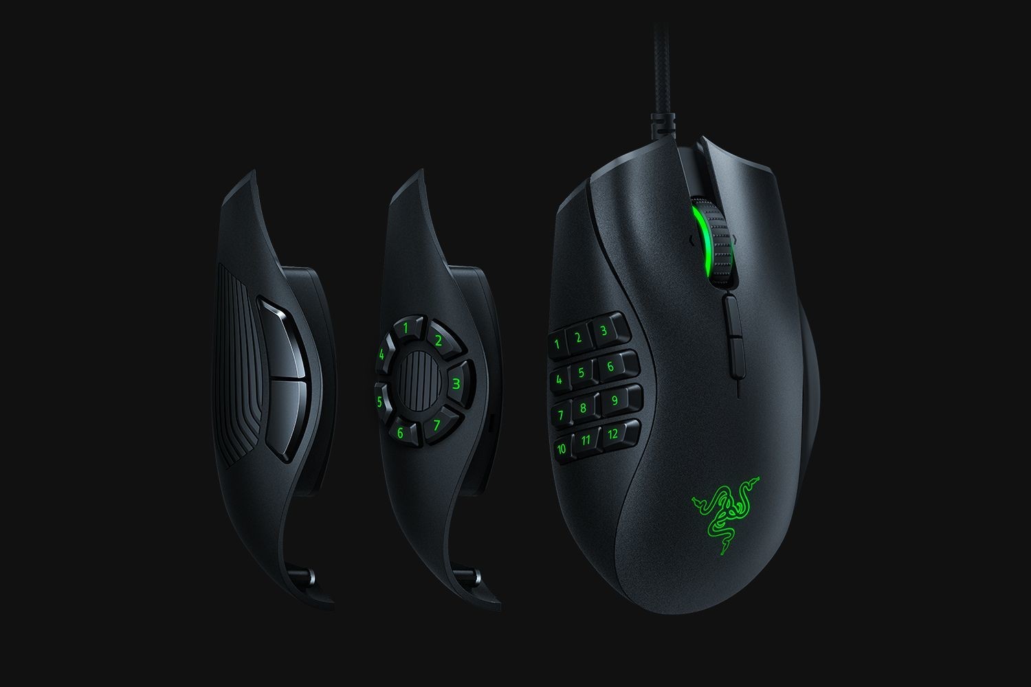 Razer 全新Naga Trinity 可三段變身、 Tartarus V2 單手鍵盤採機械薄膜