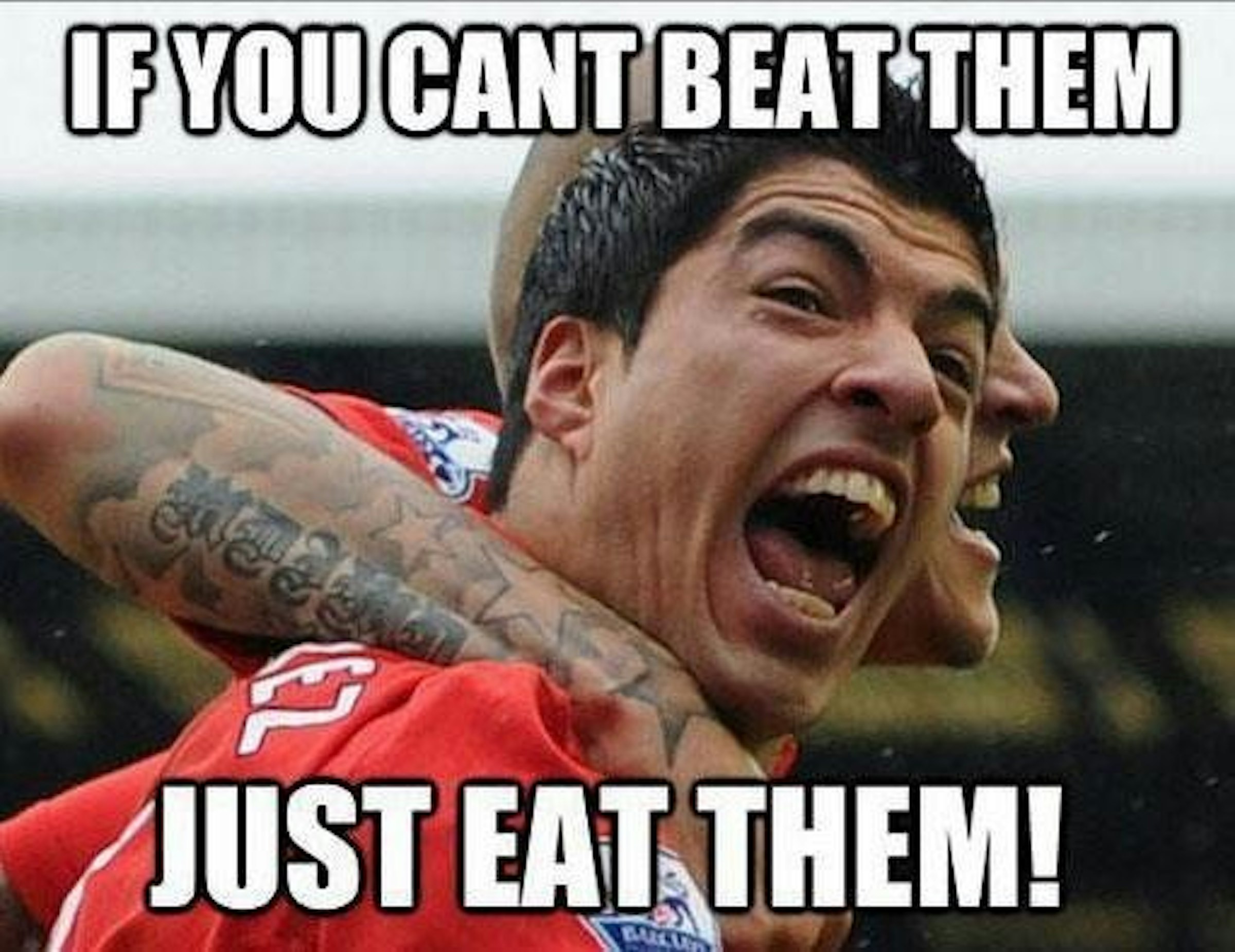 是烏拉圭表示：Luis Suarez 很乖，他只是有點餓（大誤這篇文章的首圖