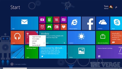 是Windows 8.1 Update 1 最新測試版流出，觸控 / 無觸控 PC 分流...這篇文章的首圖