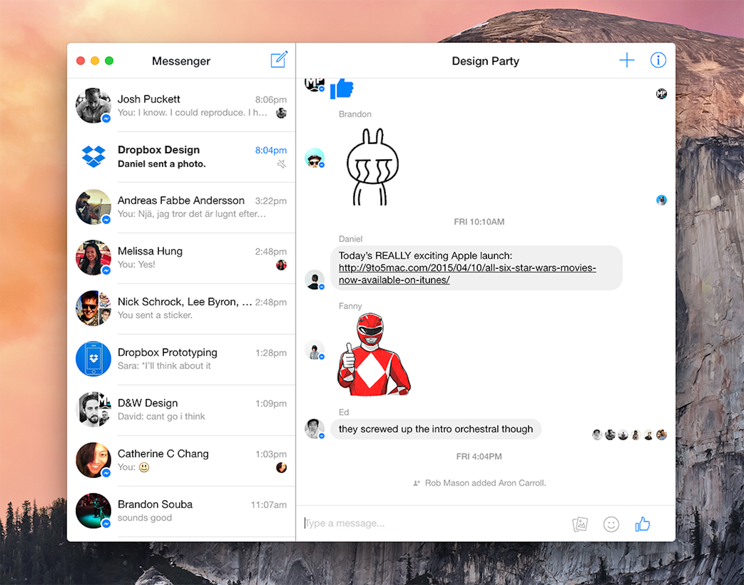 是Facebook Messenger 全新版本: 在電腦也可以直接 FB 聊天這篇文章的第2圖